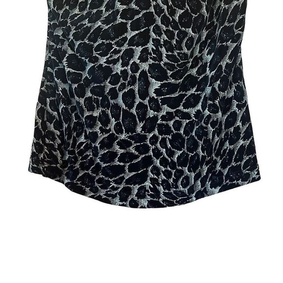 Joseph Ribkoff Two Piece Dressy Glittery Leopard Print Skirt and Top Size 14 - Picture 7 of 16